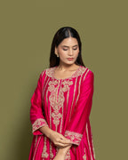 RANI PINK FARSI SALWAR SUIT SET