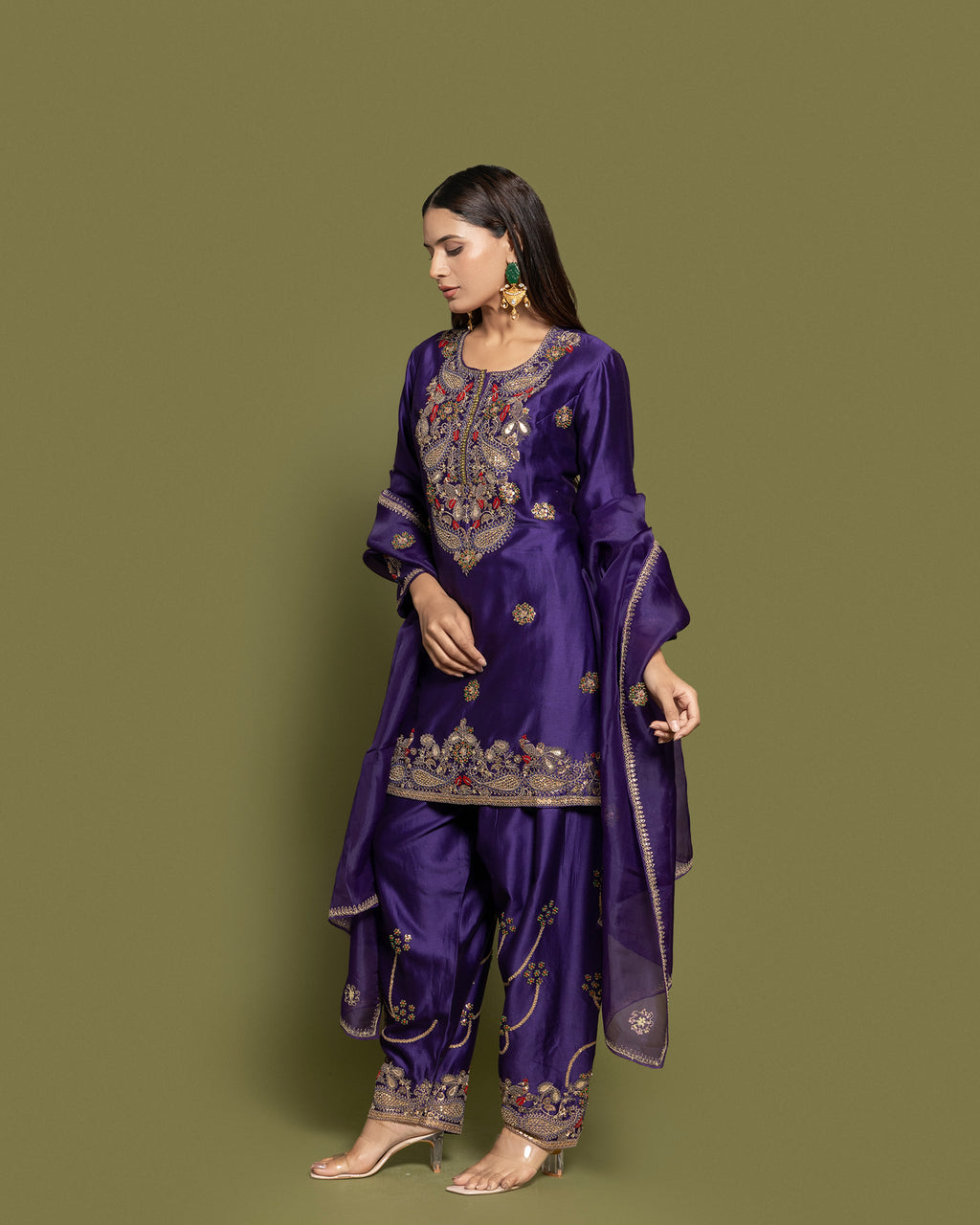ROYAL PURPLE FARSI SALWAR SET