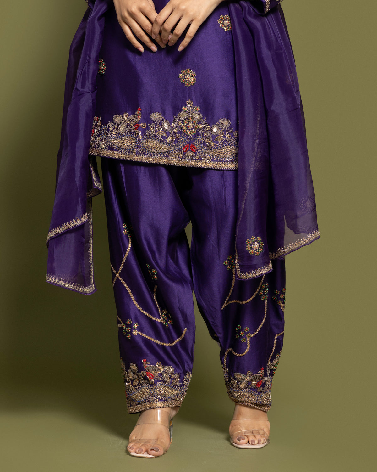 ROYAL PURPLE FARSI SALWAR SET