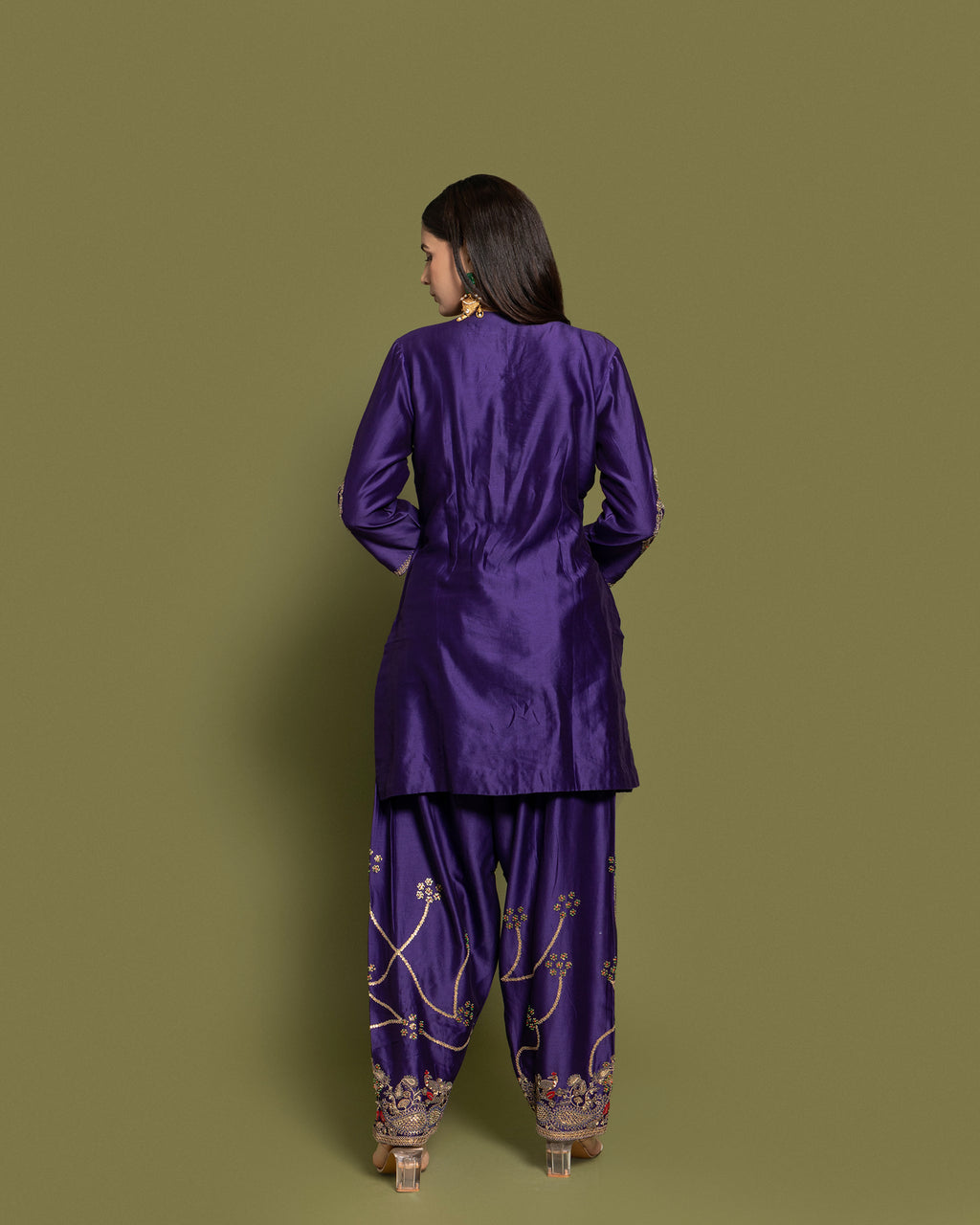 ROYAL PURPLE FARSI SALWAR SET