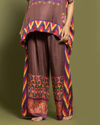 MOCHA BROWN KAFTAN PALAZZO SET