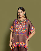 MOCHA BROWN KAFTAN PALAZZO SET