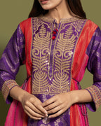 MULTICOLOR FARSI SALWAR SET