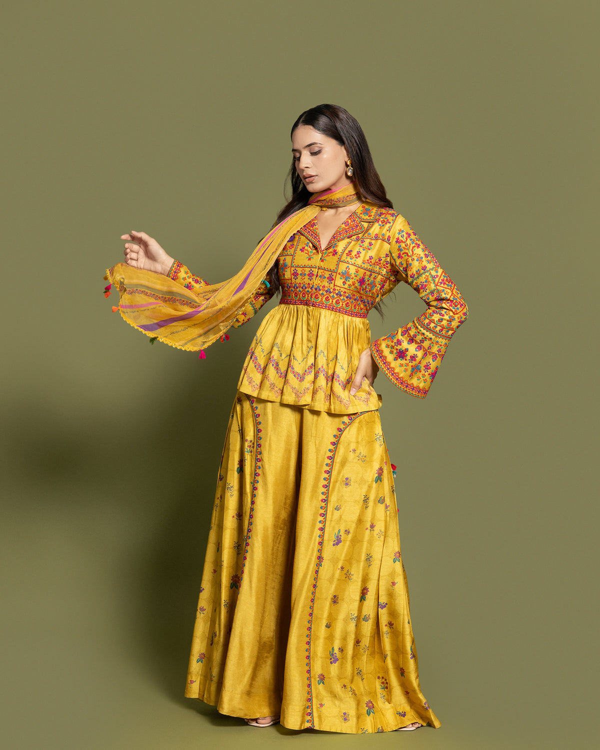 MUSTARD FUSION JACKET SET