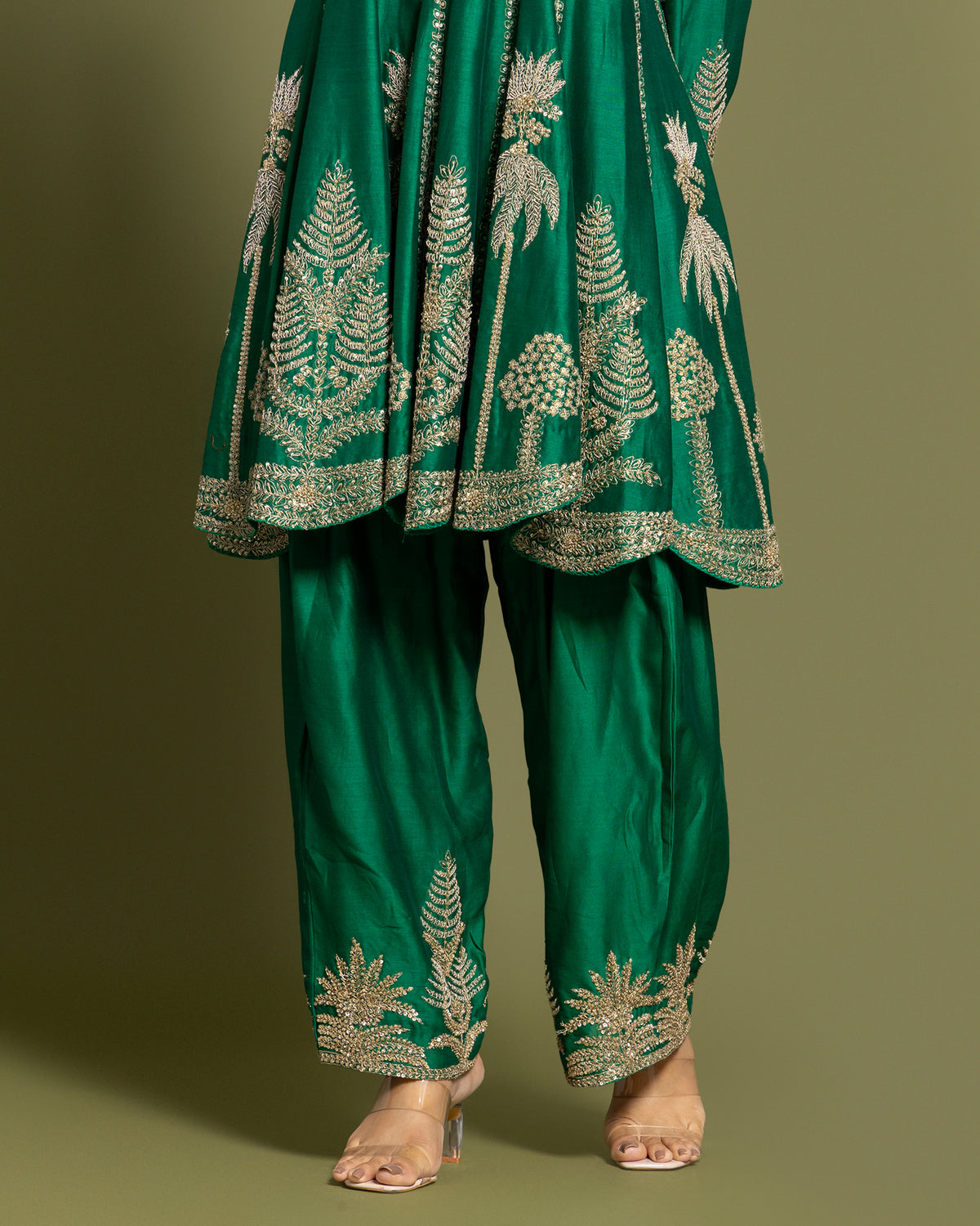 EMERALD SILK FARSI SALWAR SET